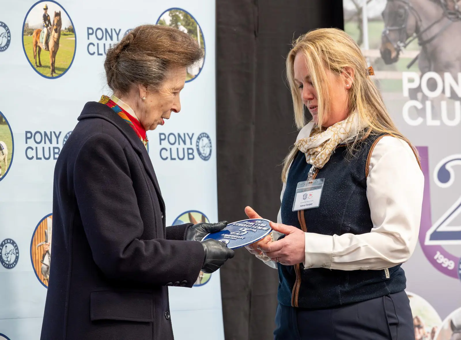 Princess Anne and Anna Cooper